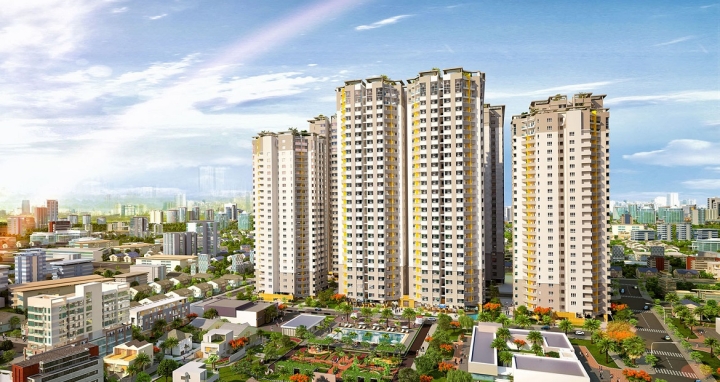 Chung cư cao tầng Q6 HCM