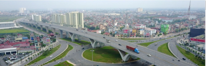 Nút giao trung tâm quận Long Biên